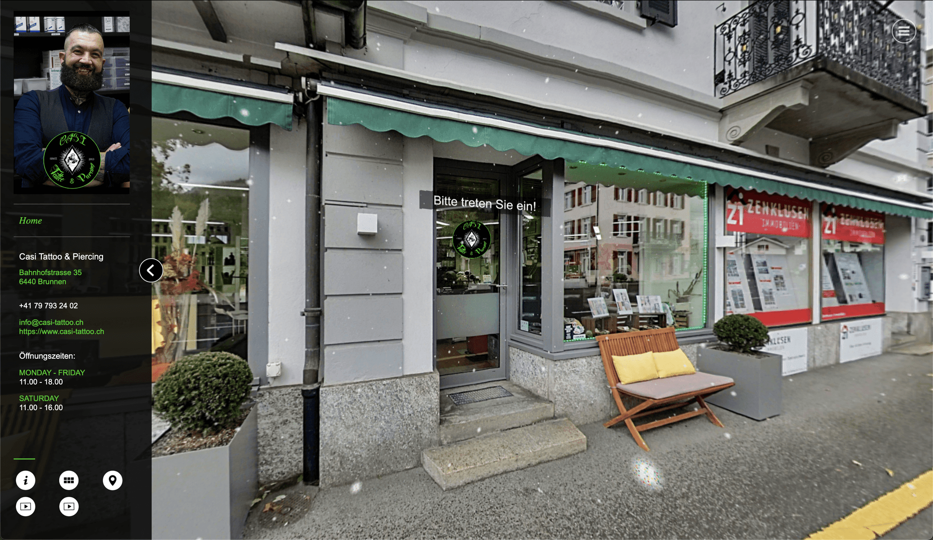 Tattoo Studio - Virtuelle 360° Tour