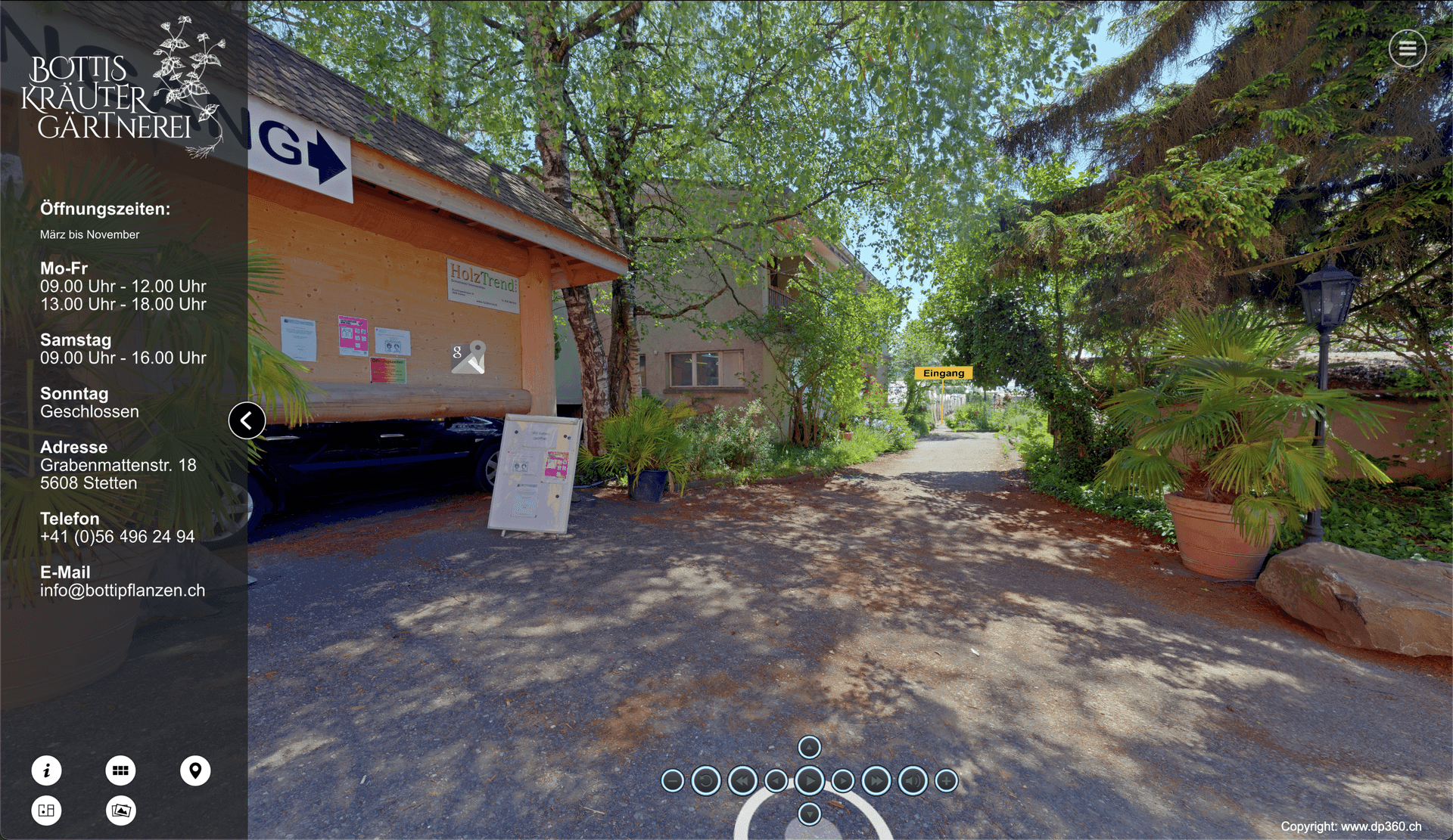 Homepage oder virtuelle 360° Firmenrundgänge/Präsentation